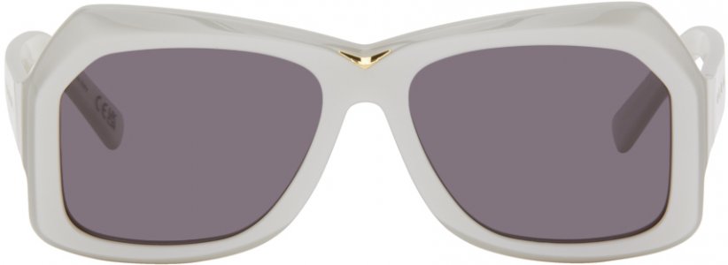 Серебряные солнцезащитные очки Tiznit металлик Marni