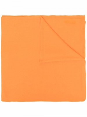 Кашемировый шарф тонкой вязки Antonella Rizza. Цвет: оранжевый