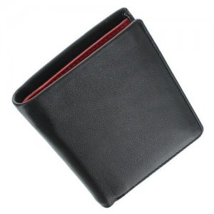 Мужской кожаный бумажник VSL21 Black Red VVSL21/108 Visconti. Цвет: черный/красный