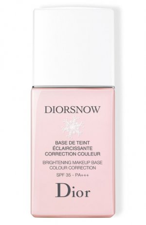 Корректирующая база под макияж snow SPF 35, розовый (30ml) Dior. Цвет: бесцветный