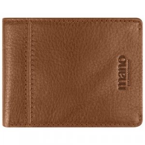 Бумажник , коричневый Mano. Цвет: коричневый