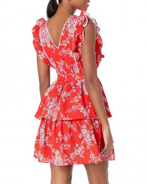 Платье Bush Gardens Seersucker Mini Dress, красный Betsey Johnson