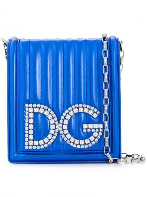 Сумка через плечо DG Girls Dolce & Gabbana. Цвет: синий