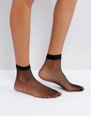 Сетчатые носки Leg Avenue. Цвет: черный