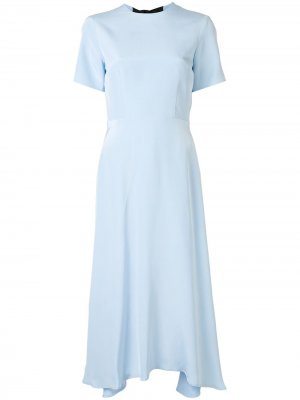 Платье миди с завязками на спине Macgraw. Цвет: синий