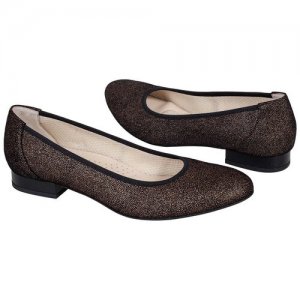 Женские замшевые туфли на толстом каблуке AN-2242 A151 BRAZ Anis. Цвет: коричневый/бронза