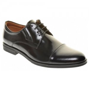 Туфли мужские демисезонные, размер 40, цвет черный, артикул 6757-0017-00S02 Conhpol. Цвет: черный