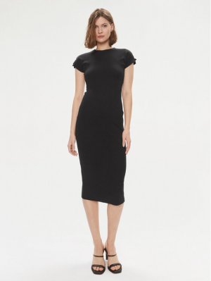 Летнее платье приталенного кроя , черный Calvin Klein