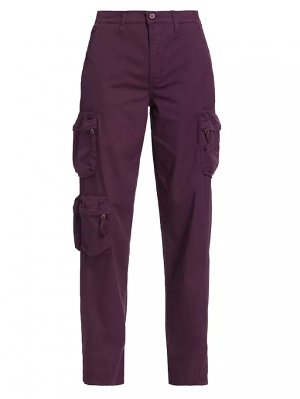 Универсальные брюки Bobbie из хлопковой смеси , цвет washed aubergine Pistola