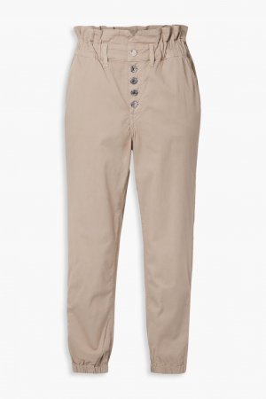 Зауженные брюки Tedi из хлопкового твила , светло-коричневый Veronica Beard