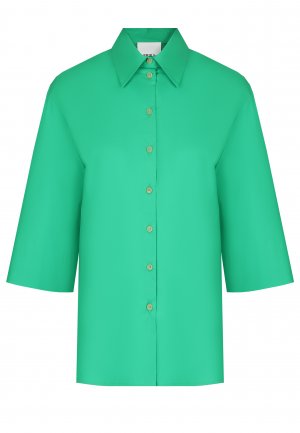 Рубашка ERIKA CAVALLINI. Цвет: зеленый
