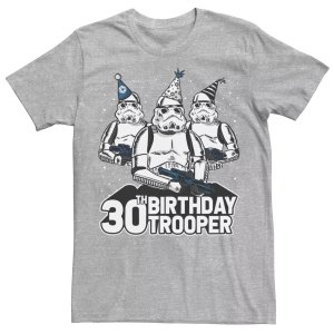 Мужские праздничные шляпы штурмовика «Звездные войны», футболка «Трио» на 40-й день рождения Star Wars