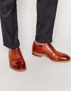 Туфли-оксфорды с контрастным носком Berty PS by Paul Smith. Цвет: коричневый