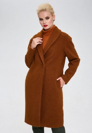 Пальто YuliaSway Yulia'Sway. Цвет: коричневый