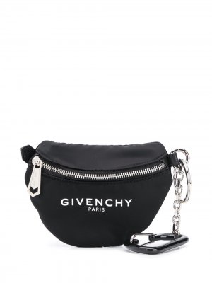Брелок в виде поясной сумки Givenchy. Цвет: черный