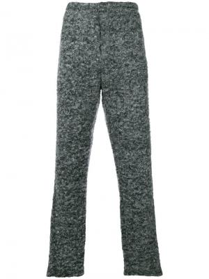 Фактурные брюки Engineered Garments. Цвет: серый
