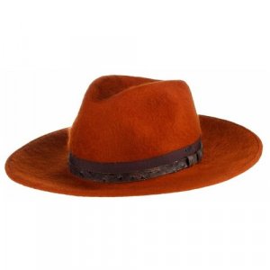 Шляпа , размер 57, оранжевый Bailey. Цвет: оранжевый/рыжий
