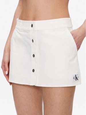 Мини-юбка стандартного кроя , белый Calvin Klein
