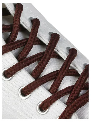 Шнурки для обуви круглые вощёные толстые (на 10-12 отверстий) 316090 коричневые 90 см Kaps. Цвет: коричневый