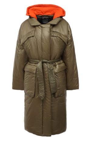 Утепленная куртка Versace. Цвет: хаки