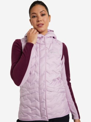 Жилет пуховый женский Delta Ridge Hooded Vest, Фиолетовый Columbia. Цвет: фиолетовый