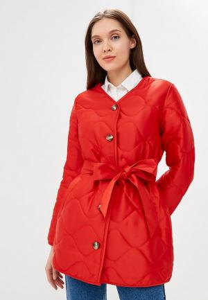 Куртка утепленная Gap. Цвет: красный