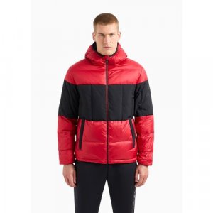 Куртка , размер XXL, красный EA7. Цвет: красный