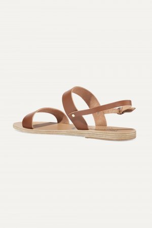 Сандалии Clio из кожи, коричневый Ancient Greek Sandals