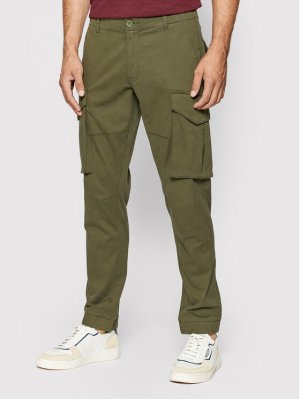 Тканевые брюки стандартного кроя , зеленый Only & Sons