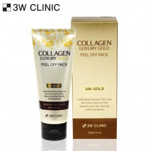 3W CLINIC Collagen Luxury Gold Peel Off Pack 100гр.