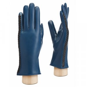 Перчатки , размер 6.5, синий ELEGANZZA. Цвет: синий