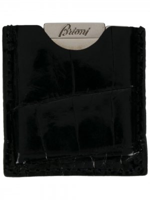 Гильотина для сигар с логотипом Brioni. Цвет: черный