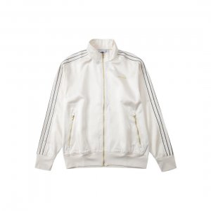 Originals Trefoil Solid Stripe Stand Collar Track Jacket Autumn Edition Men Outerwear White H31291 Adidas