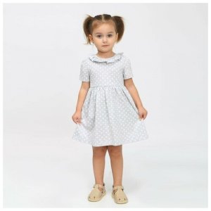 Платье для девочки, цвет серый, рост 92-98 см Ивашка. Цвет: серый