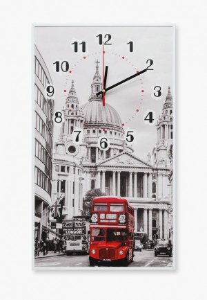 Часы настенные OST London 58*34 см. Цвет: серый