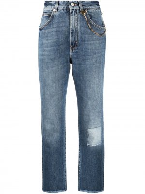 Укороченные джинсы средней посадки Givenchy. Цвет: синий