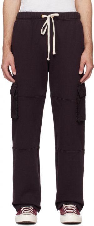 Пурпурные брюки-карго тяжелого веса Les Tien