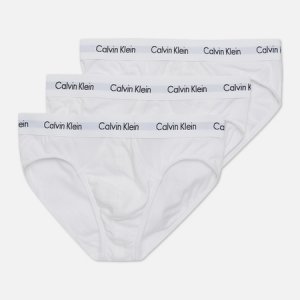 Комплект мужских трусов 3-Pack Hip Brief Calvin Klein Underwear. Цвет: белый