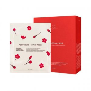 - Active Red Flower Mask Set HYGGEE