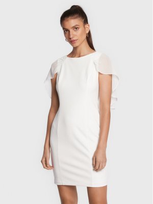 Коктейльное платье стандартного кроя Dkny, белый DKNY