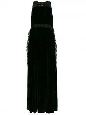 Длинное платье Rochas. Цвет: черный