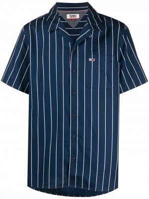 Рубашка с короткими рукавами Tommy Jeans. Цвет: синий