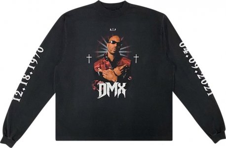Лонгслив x Yeezy DMX Tribute Long-Sleeve 'Black', черный Balenciaga