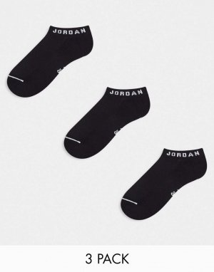 Три пары черных носков до щиколотки Jordan