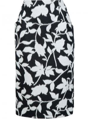 Floral print skirt Brock Collection. Цвет: чёрный