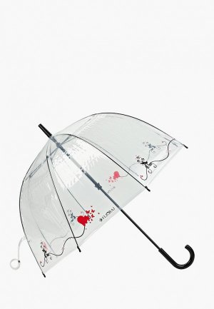Зонт складной Flioraj. Цвет: прозрачный