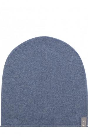 Кашемировая шапка бини FTC. Цвет: голубой