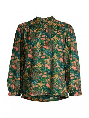 Блузка Bailey с цветочным принтом, мультиколор Birds of Paradis