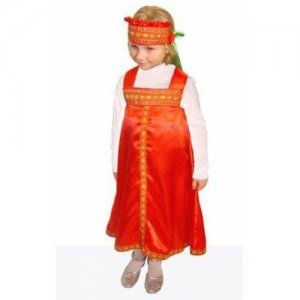 Русский карнавальный костюм для девочек Волшебный мир