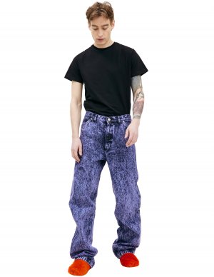 Прямые вареные джинсы Marni